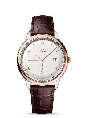 Omega De Ville Small Seconds Master Chronometer Stainless Steel - Sedna Gold / Silver 434.23.41.20.02.001 (43423412002001)